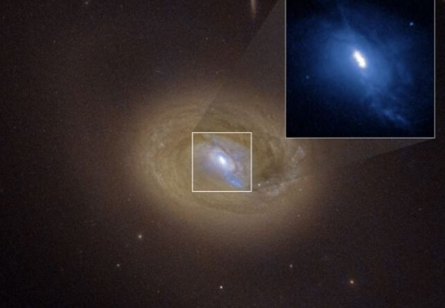 Supermassive Black Holes in Nearby Galaxy Caught on the Brink of Collision